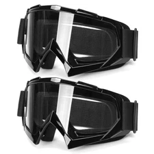 ATV Googles, Dirt Bike Goggles for Men Women, UV 400 Anti-Scratch Fog Dustpro...