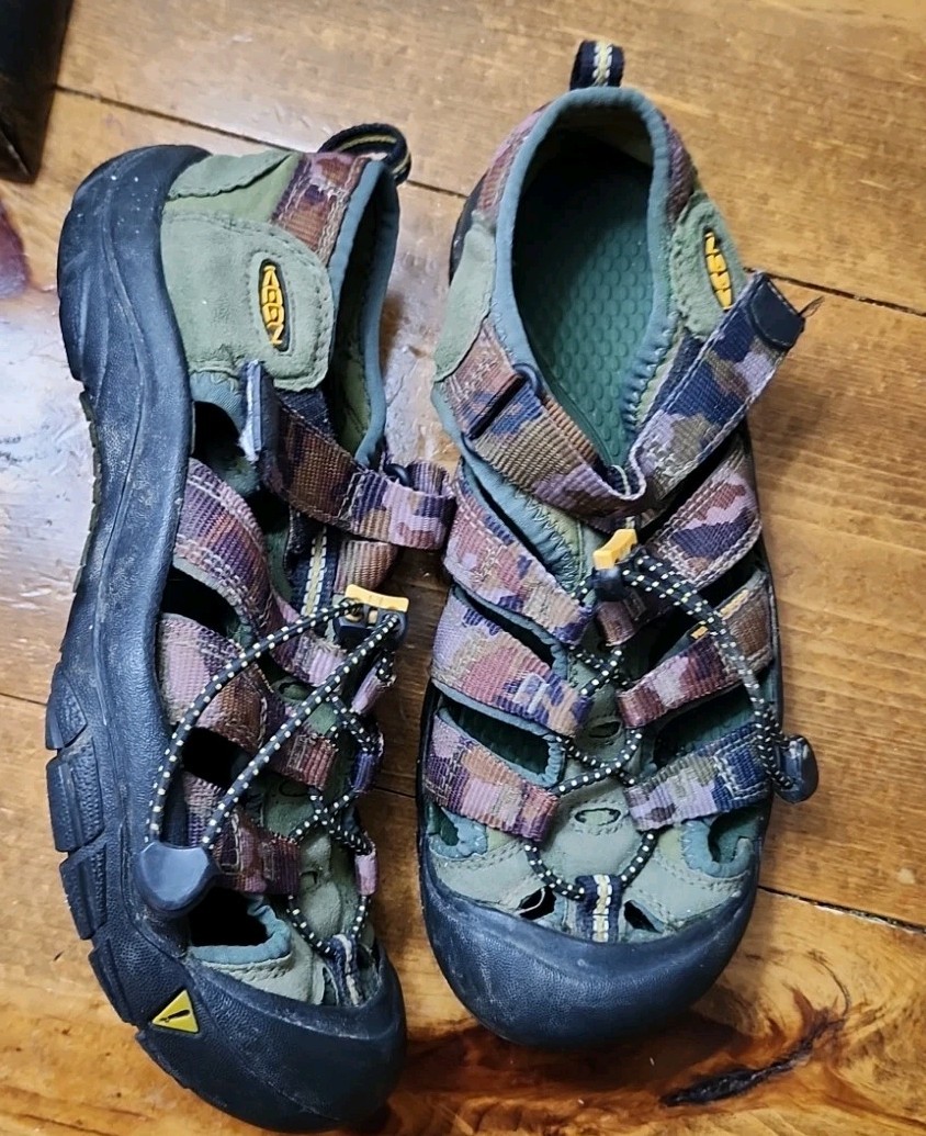 KEEN Newport scarpe da acqua mimetiche sandali più grandi ragazzo uomo taglia 6