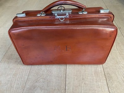 Alte Arzttasche Leder Vintage