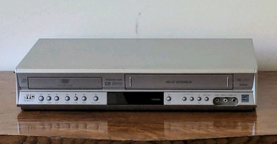 JVC HR-XVC17SU VHS/DVD Combo Player (DVD works, VHS eats tapes) Tested No Remote