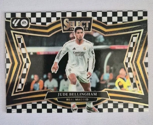 2024-25 JUDE BELLINGHAM SELECT #234 Checkerboard Prizm Field Level view 1