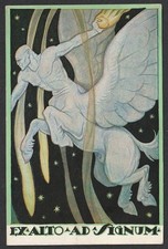 FASCISMO CARTOLINA -VII° STORMO AEROPLANI DA BOMBARDAMENTO VIAGGIATA 1928