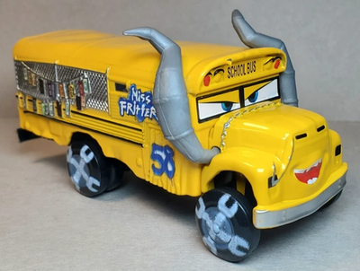 カーズMiss Fritter マテル社レア Disney Pixar Cars 3 Demolition Derby Miss Fritter Ms. Fritter