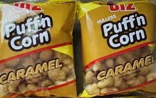 2 BAGS! NEW! Utz Hulless Caramel Puff’n Corn, 3.5 oz, FREE EXPEDITED SHIPPING!