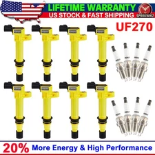 Set of 8 Ignition Coil Pack and Spark Plugs For Dodge Durango 4.7L V8 2000-2007