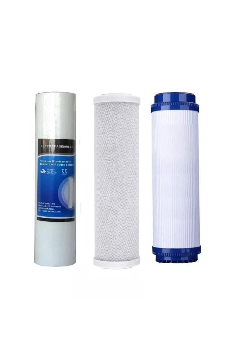 Filtro CB + PP per sistema ad osmosi inversa diretta Edenya RO Tech 800 GPD