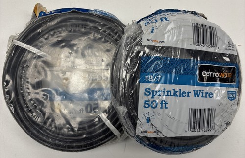 Cerro Wire two 50Ft packs 18/7 Sprinkler Wire