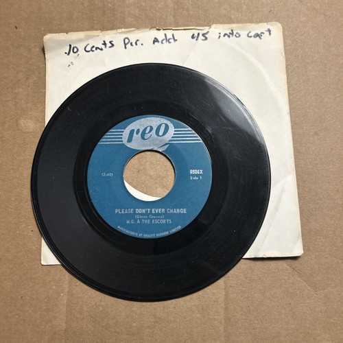 M G And The Escorts Sorry To Hear/Please Don't Ever Change Rso 45