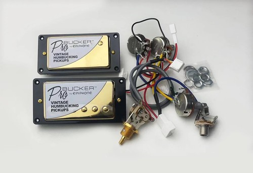 Guitar Humbucker Pickup with 2T1V Wiring Harness Pre-wired - Picture 24 of 24