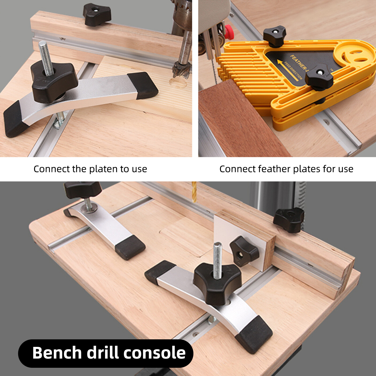TTrack Miter Slot Table Saw Gauge Aluminium Alloy Woodworking Tool For Slider eBay