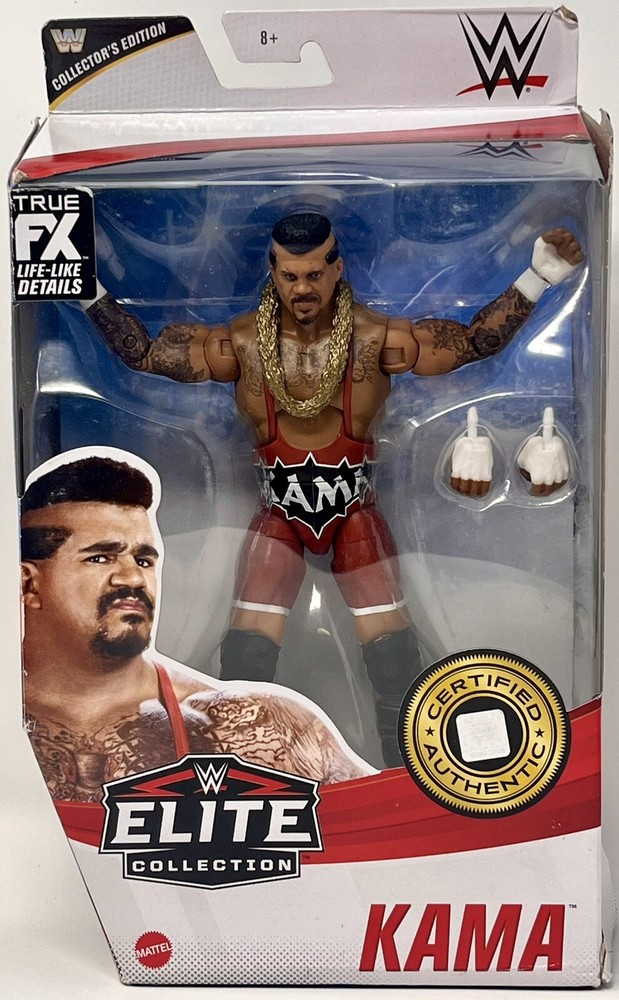 Mattel WWE Elite Collection Kama Action Figure Collector's Edition*Minor Damage*