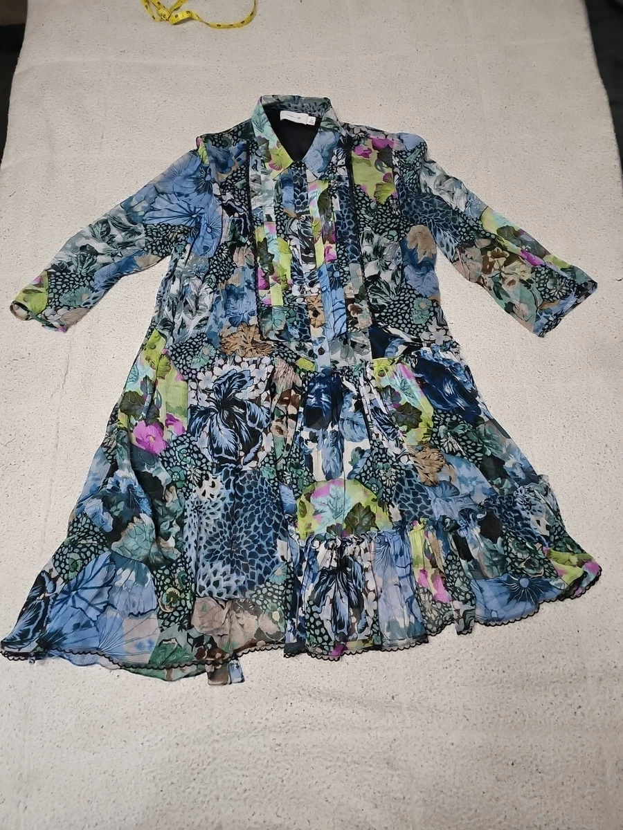 coach asymmetrical dress Coach pink floral asymmetrical dress by Coach
