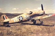 WW2 Picture Photo Unique Captured German aircraft repainted with USAAF 1943 1674