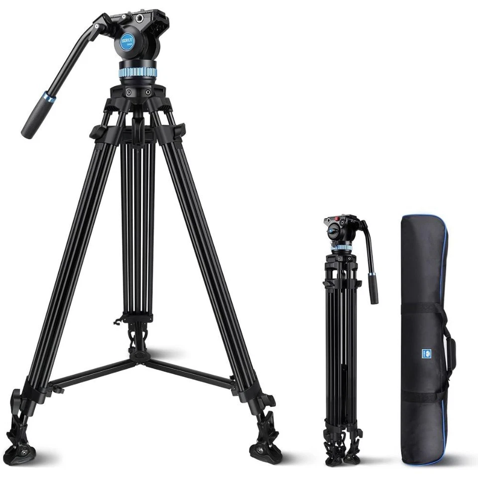 Sirui SH25 Aluminum Video Tripod with Fluid Head - Image 2 of 4