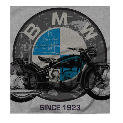 Men S Bmw Motorcycle Retro Motorrad German Engineering Print Grey T Shirt Ebay