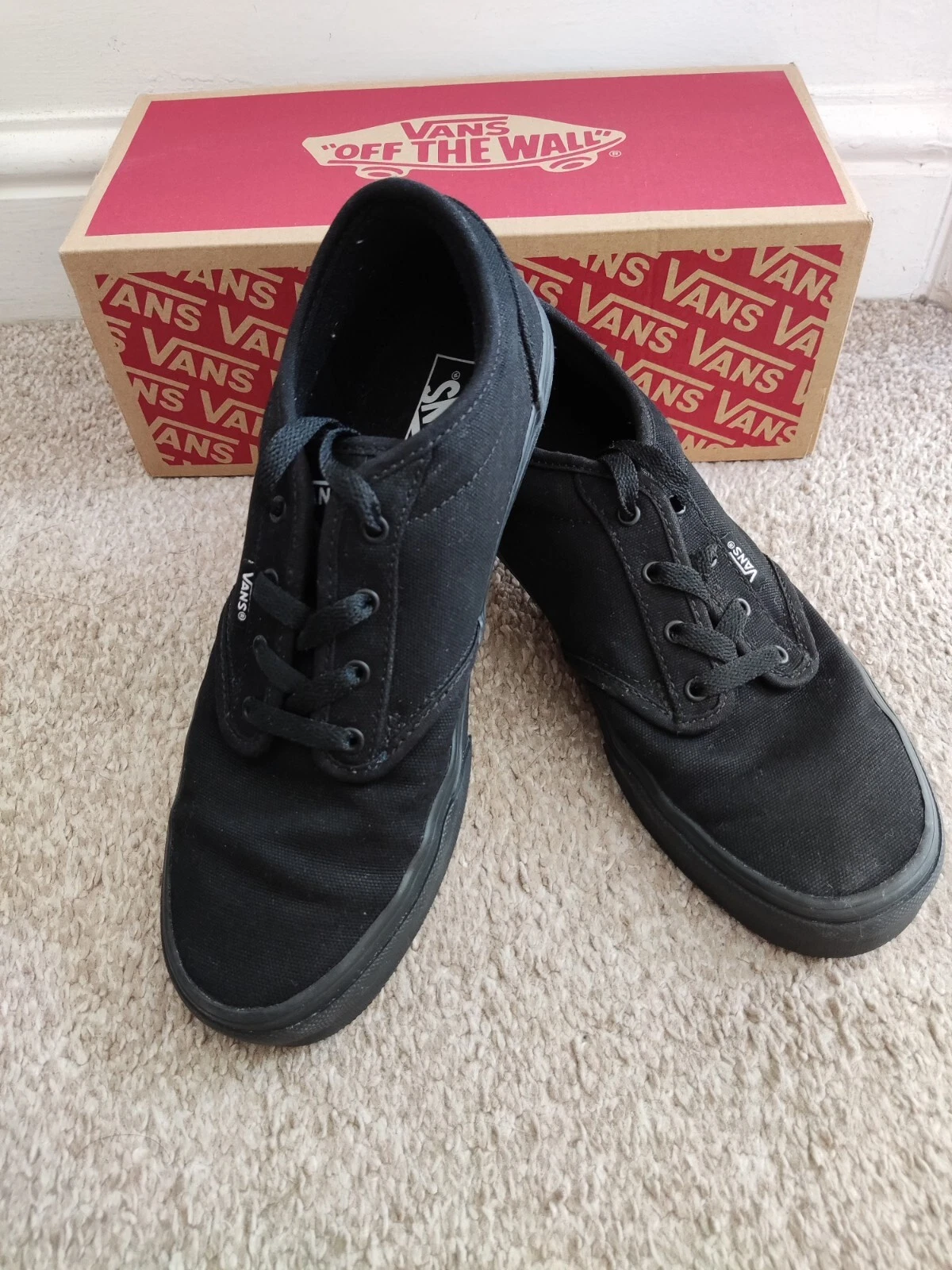 Vans Uomo Atwood Sneaker Adulto Gioventù 5.5 UK Nero