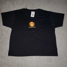 Vintage Hard Rock Cafe Crop Top T Shirt Cayman Islands Womens Large Black