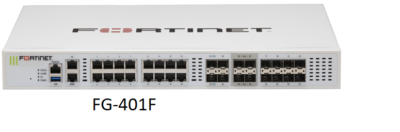 Fortinet Firewall FortiGate FG-401F 18xGE ports RJ45 8 GE SFP 8