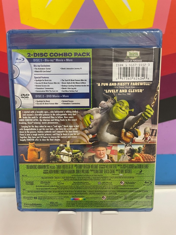 Shrek Forever After Bluray The Final Chapter Bluray DVD 2Disc Set