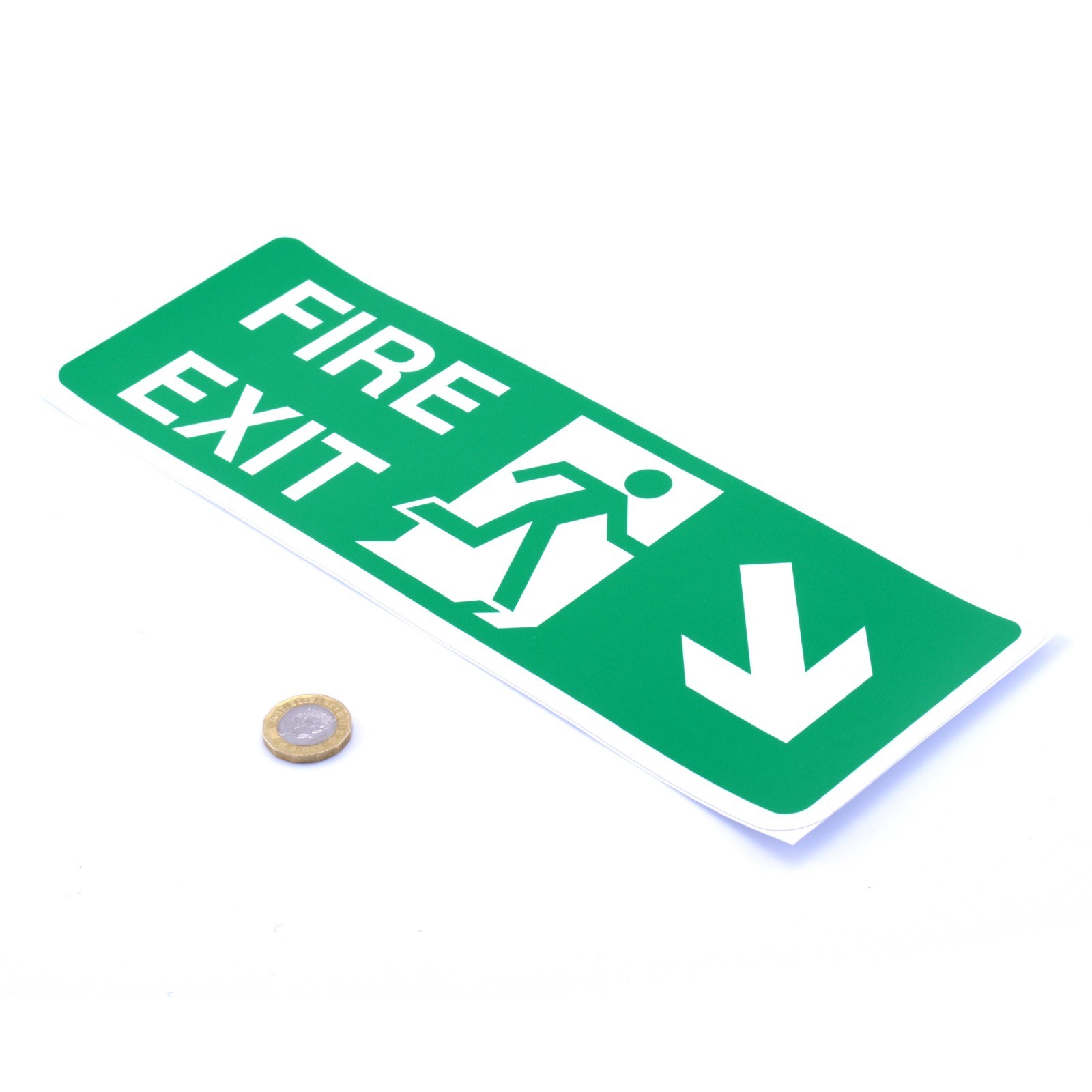 Fire Exit Sign Vinyl Signbox Fire Exit Sign Vinyl Sticker - All Sizes - Emergency Escape Fire Drill ...