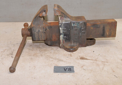 Hollands Bench vise vintage 36 B 56 lbs 4 1/2'' jaw collectible blacksmith V8