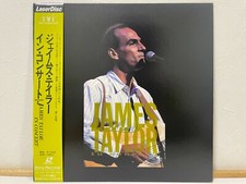 James Taylor In Concert Laserdisc LD Live Boston 1988 Japan EX W/ Obi  Insert