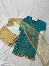 Girls Semi Pure Sequins Embroidery Shalwar Kameez 8-10 Years Party wear