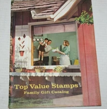 Top Value Stamps Family Gift Catalog Household Items TV Trays Sheets Peddle Car 