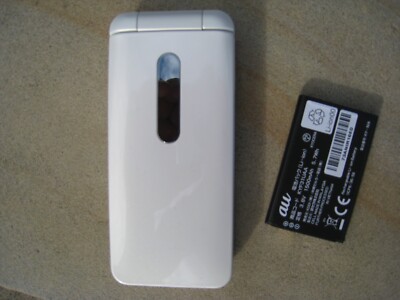 Kyocera Gratina 4G KYF31SWA / White / smartphone / 113 mm x 51 mm 