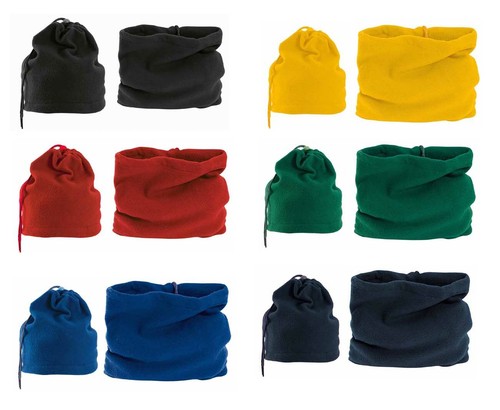 fascia scaldacollo scalda collo morbidissimo pile trasformabile in cappello  | eBay