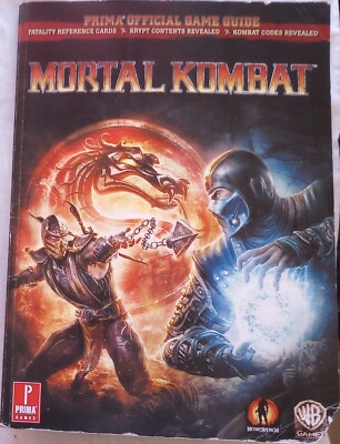 Mortal Kombat Official Prima Game Guide 2011 Fatality Krypt Sub-Zero Scorpion