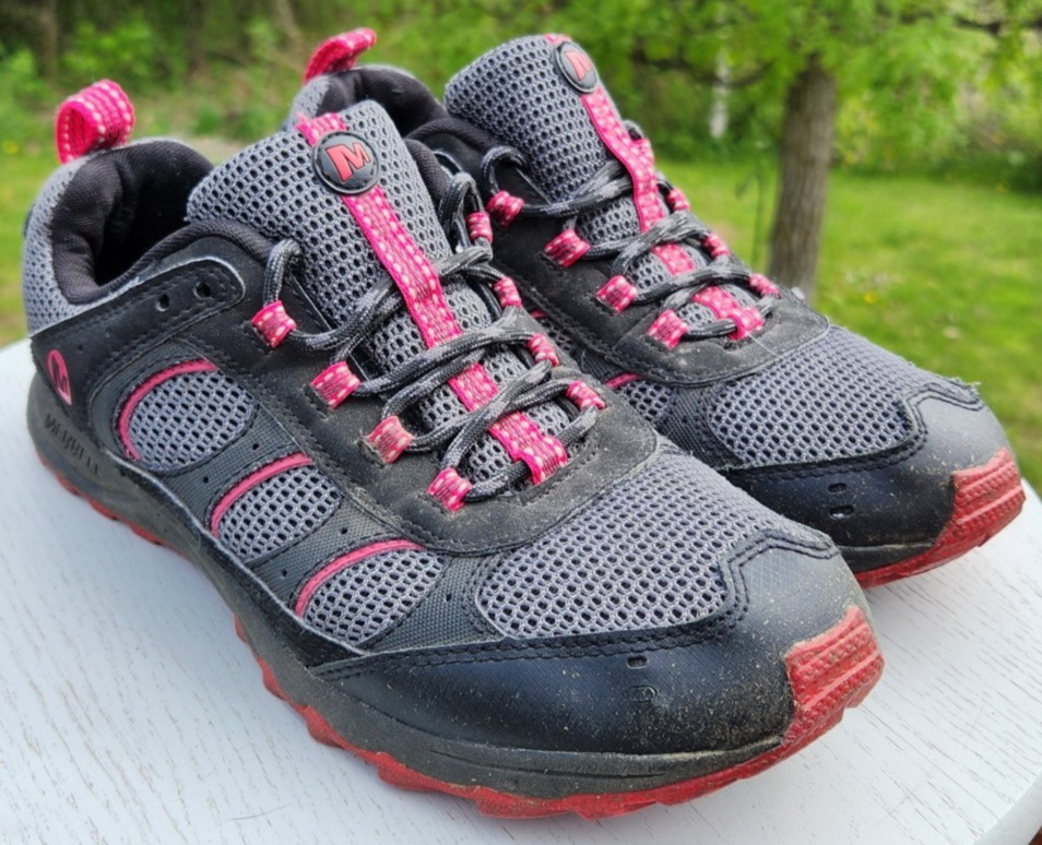 scarpe donna MERRELL Yokota 2 Performance escursionismo corsa nero rosso rosa taglia 9 5