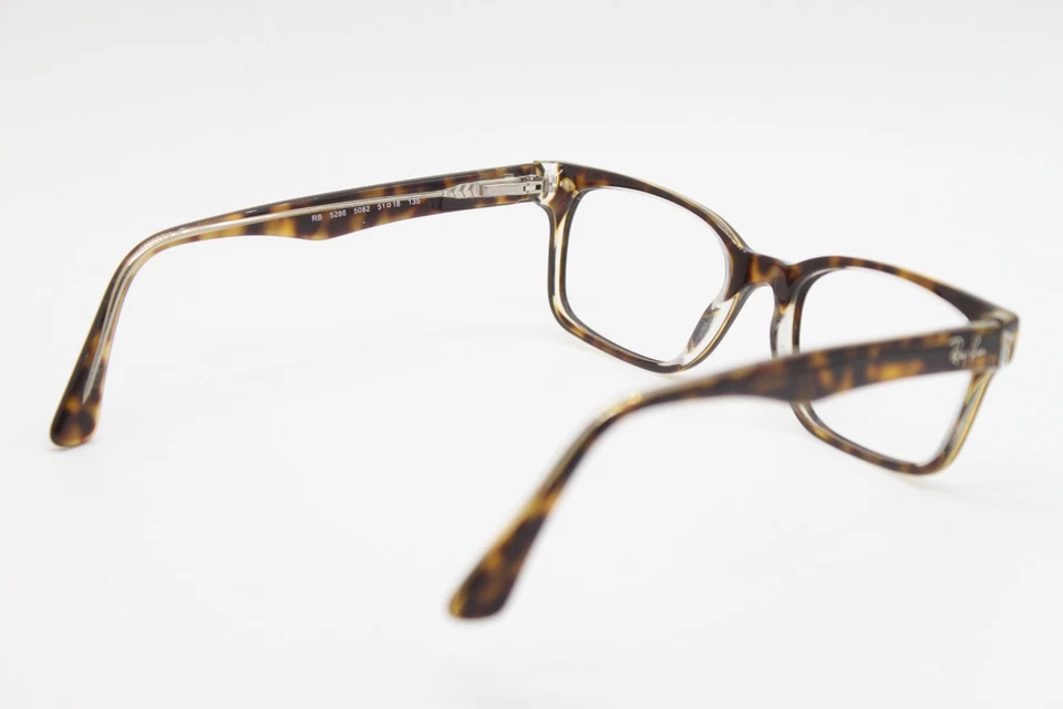 NUEVAS GAFAS RAY-BAN RB 5286 5082 HABANA TRANSPARENTES AUTÉNTICAS 51-18 Foto 3 de 4