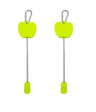 2x Apple Fork Stainless Steel Fruit Vegetable Food Skewer Bird Cage Feeding 7"