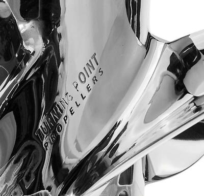 Turning Point Express Mach3 Right Hand Stainless Steel Propeller 13.25'' x 21 P