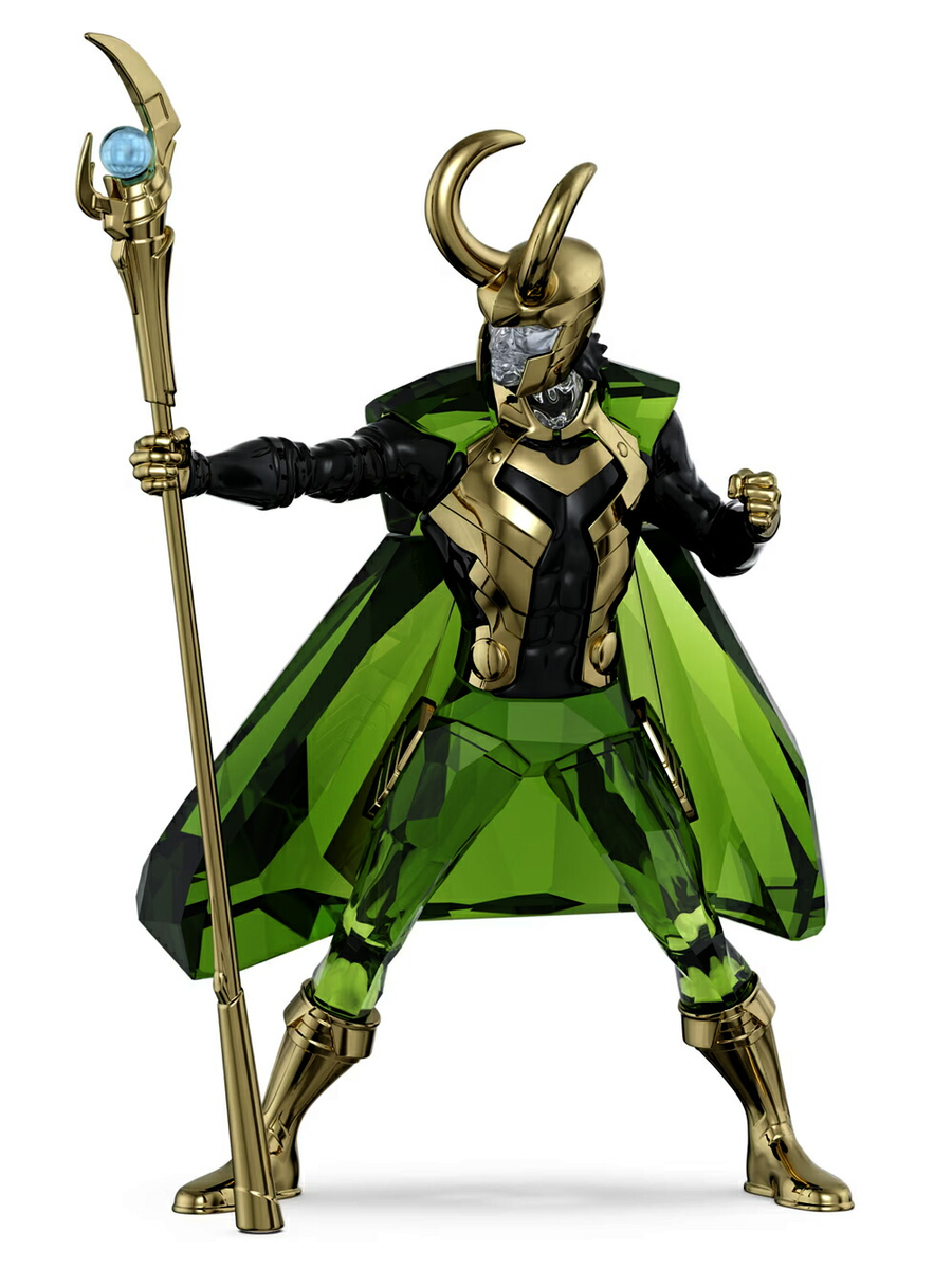 SWAROVSKI CRYSTAL Object FIGURINE MARVEL LOKI Avengers | eBay