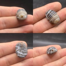 Unique Ancient Agate Egyptian Scarab Seal Stamp Bead Amulet
