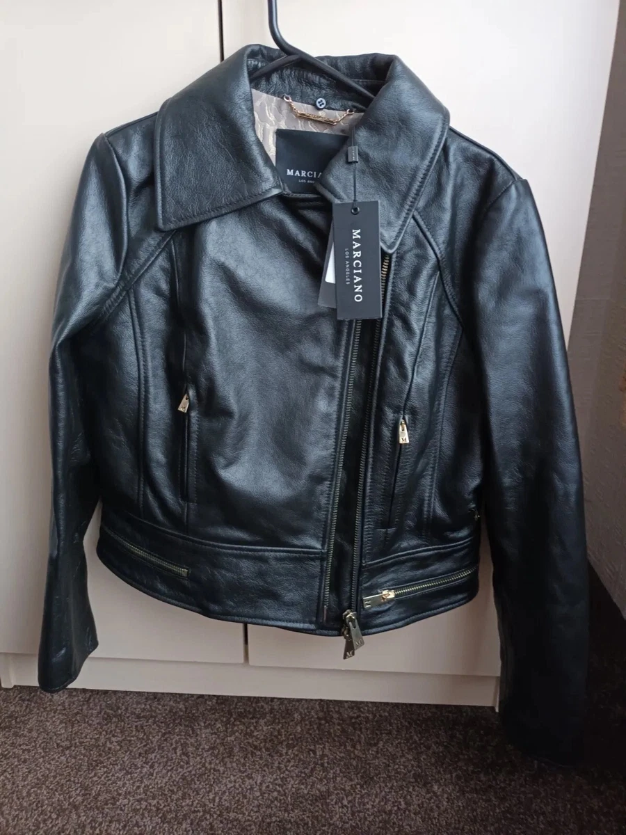 Marciano jacket leather discount