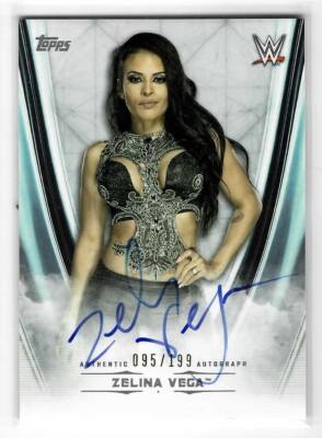 Zelina Vega 2020 Topps WWE Undisputed Authentic Autograph Card A