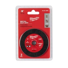 3 In. Metal Cut off Wheel Ideal for cutting various metals and steels (3-Pack)