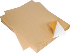 200 Sheets Printable Kraft Sticker Paper for Laser Inkjet Printers - Full S...