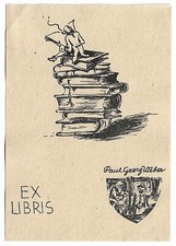 ANONYM: Exlibris f�r Paul Georg Weber