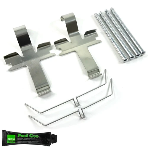 FRONT BRAKE PAD FITTING KIT PINS FITS: SUBARU IMPREZA WRX TURBO BPF1752B
