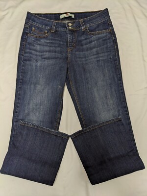Women's Levis ''526 Slender Boot'' Stretch Jeans Tag Size 8 Short Measures 33x30