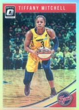 2019 Panini Donruss WNBA OPTIC SILVER HOLO PRIZM #23 TIFFANY MITCHELL FEVER