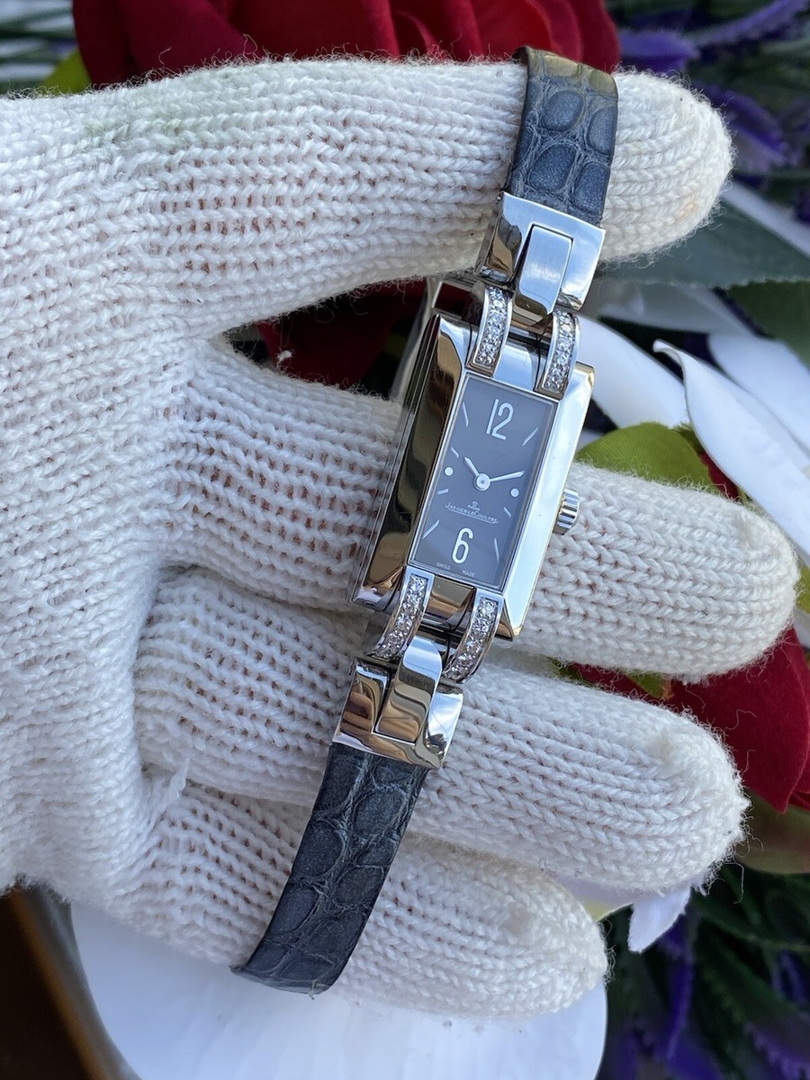 Jaeger LeCoultre Ideale Watch Diamonds Lady Quartz Swiss Made