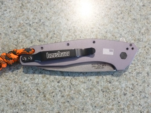 Kershaw Dividend Gray 1812GRY Assisted Knife (Made in The USA, New In Box) - Picture 8 of 11