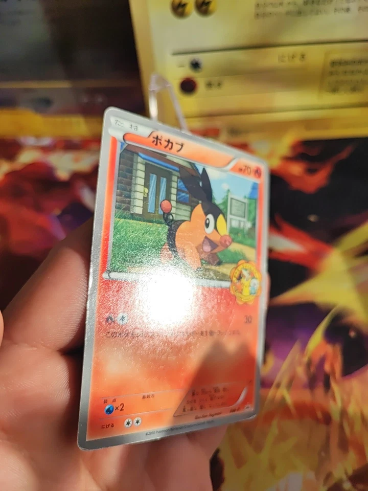 Pokemon Karte Card Tepig Floink BW Promo Center Ito Yokado Quiz japanese VG - Bild 4 von 4