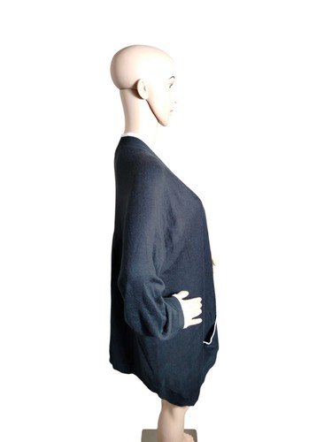 Lane Bryant Cardigan Sweater Womens 22/24 Open Front Black Cabincore Campcore - Picture 3 of 6