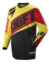 Shift Racing Youth Assault Race Jersey Red/Yellow / L